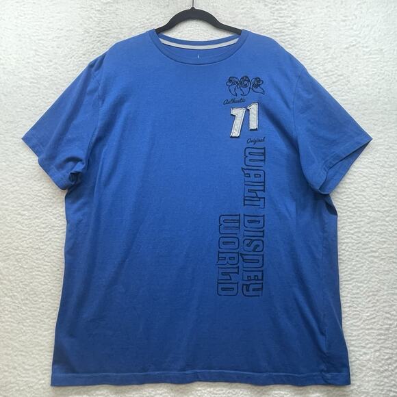 Disney Other - Disney Parks Shirt Mens XXL Blue 1971 Dwarfs Graphic Disney World Tee Authentic